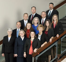 Karlton Childress, Larry Howes, Harold Kirschner, Mimi Hackley, Joel Javer, Donna Svendsen, Eileen Sharkey and Scott Brookes